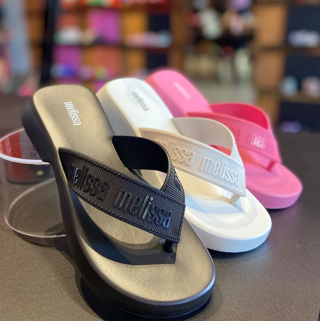 正品巴西本土原产拖鞋厚底松糕坡跟夹脚人字拖果冻凉拖沙滩女鞋