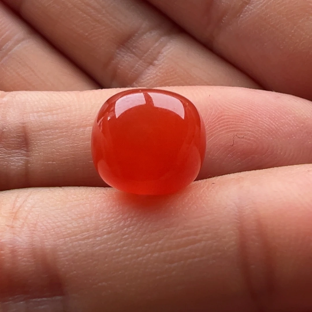 南红玛瑙老型12x10.8未镶嵌九*