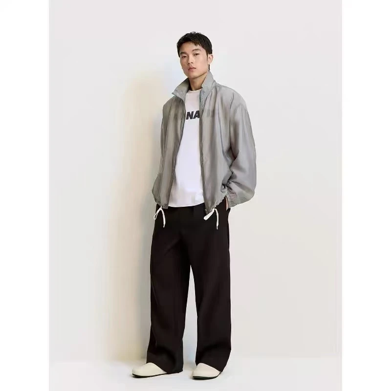 Trendiano铜氨丝防晒外套夏季男士防晒服1SM2090160