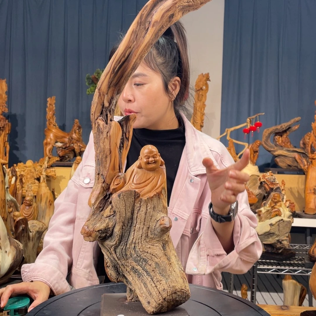 柏木（崖柏）随型摆件