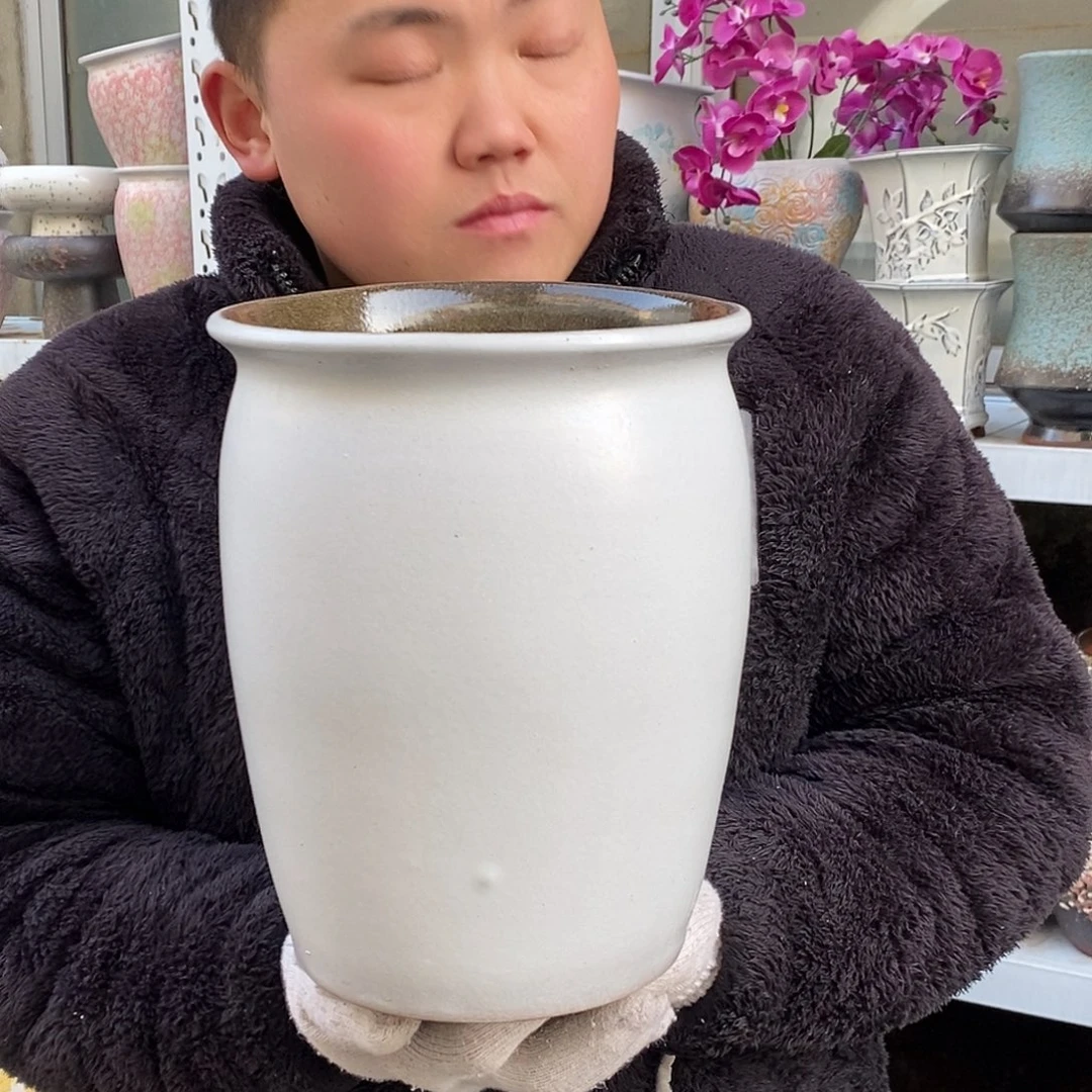 紫砂花盆口20高25福利