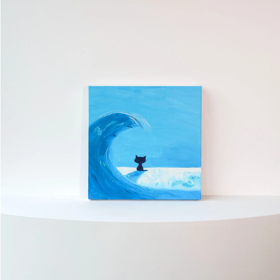 一乙艺术|王宁《海韵》 限量原作油画作品收藏