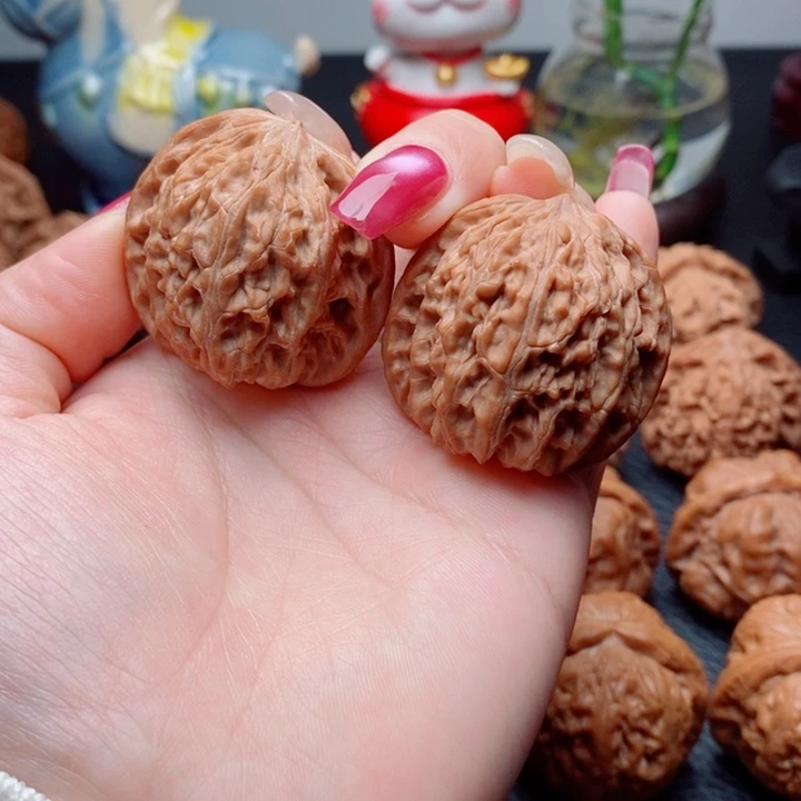 文玩核桃把件磨盘38