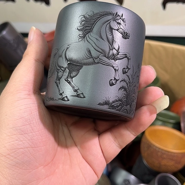 茶杯紫砂全手工紫砂主人杯