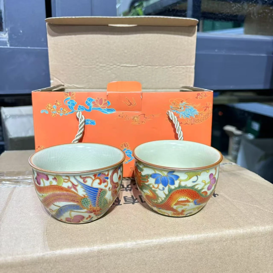 【闪购商品】龙凤情侣对杯4930