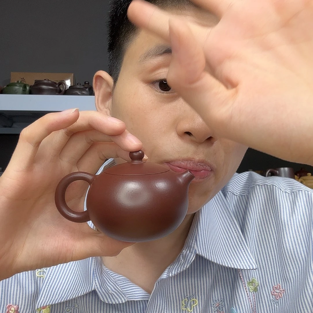 底槽青茶壶民间手艺人全手工制作