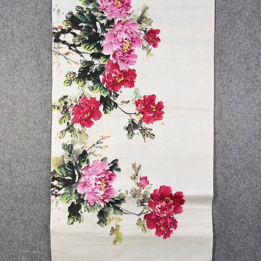 国画867 花鸟在此鸣叫时还要