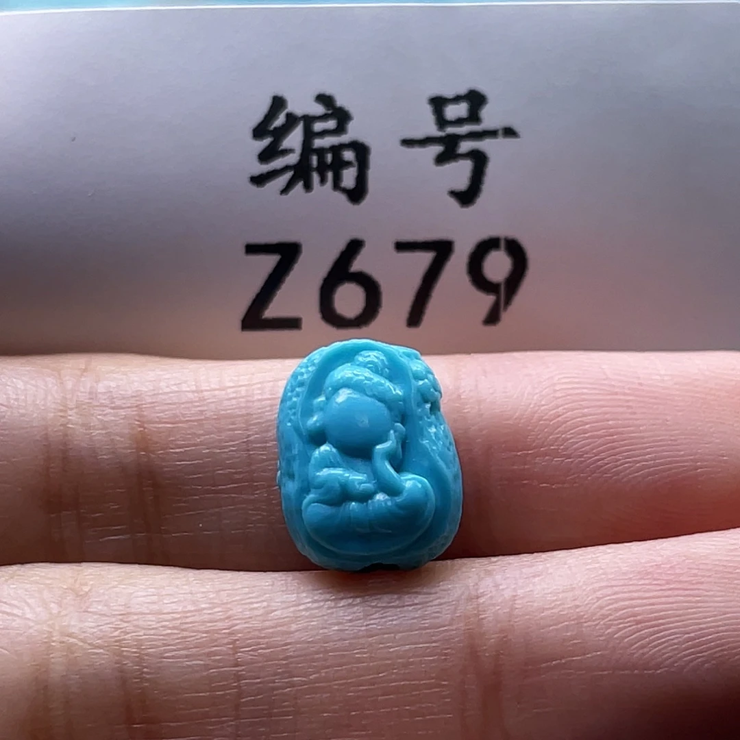 绿松石未镶嵌颈饰