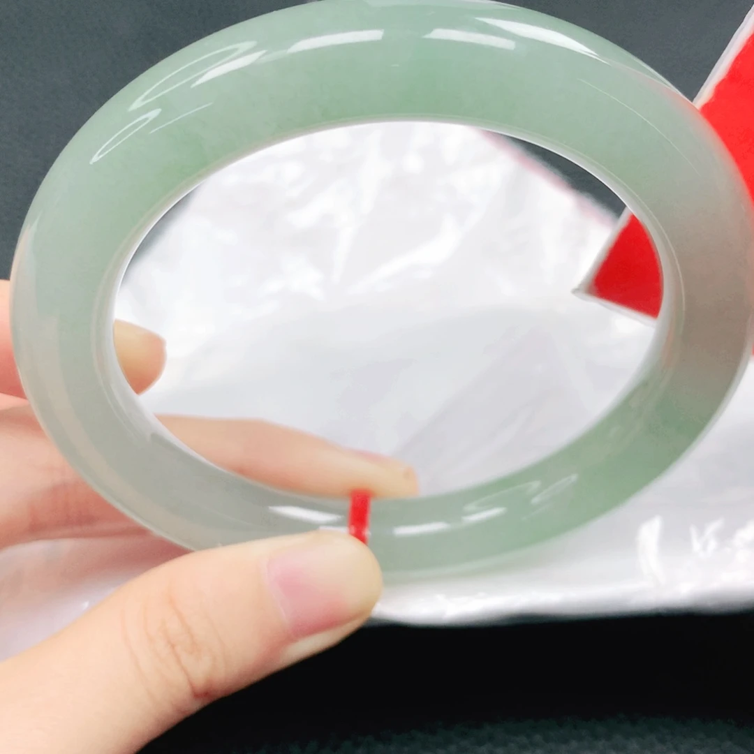 翡翠未镶嵌手镯59圈口