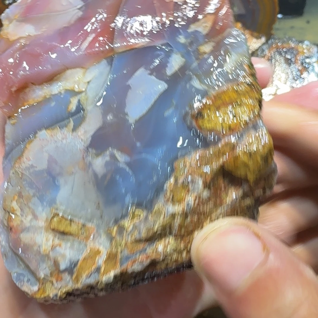 未镶嵌玛瑙/玉髓珠宝半成品