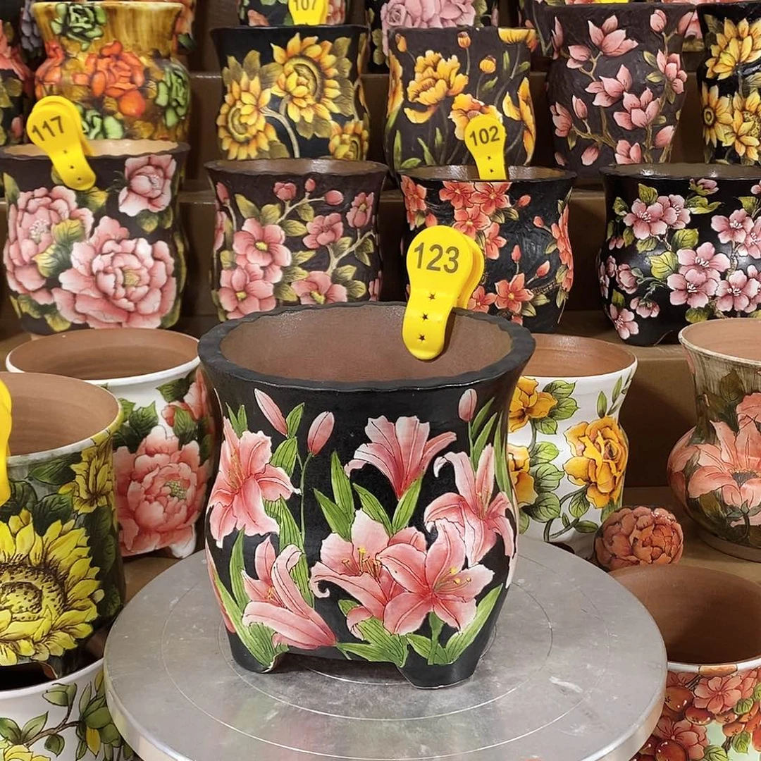 景德镇精品博采美盆12.5/13.5