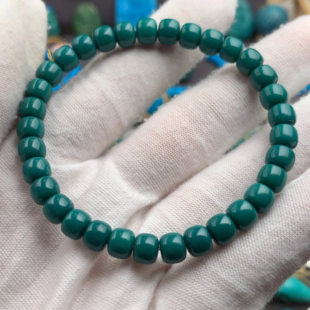 绿松石未镶嵌绿松石6.4mm