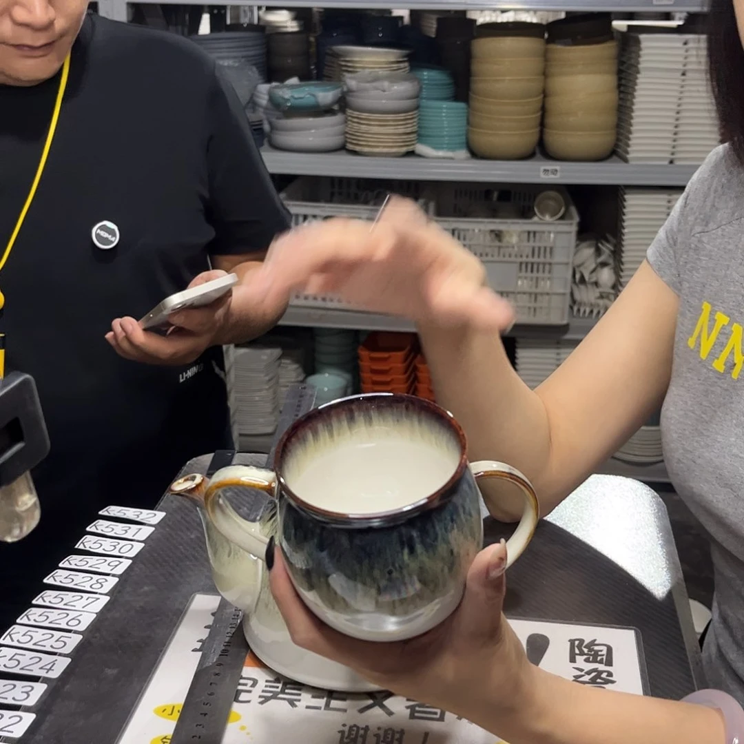 瓷片074            1壶4杯