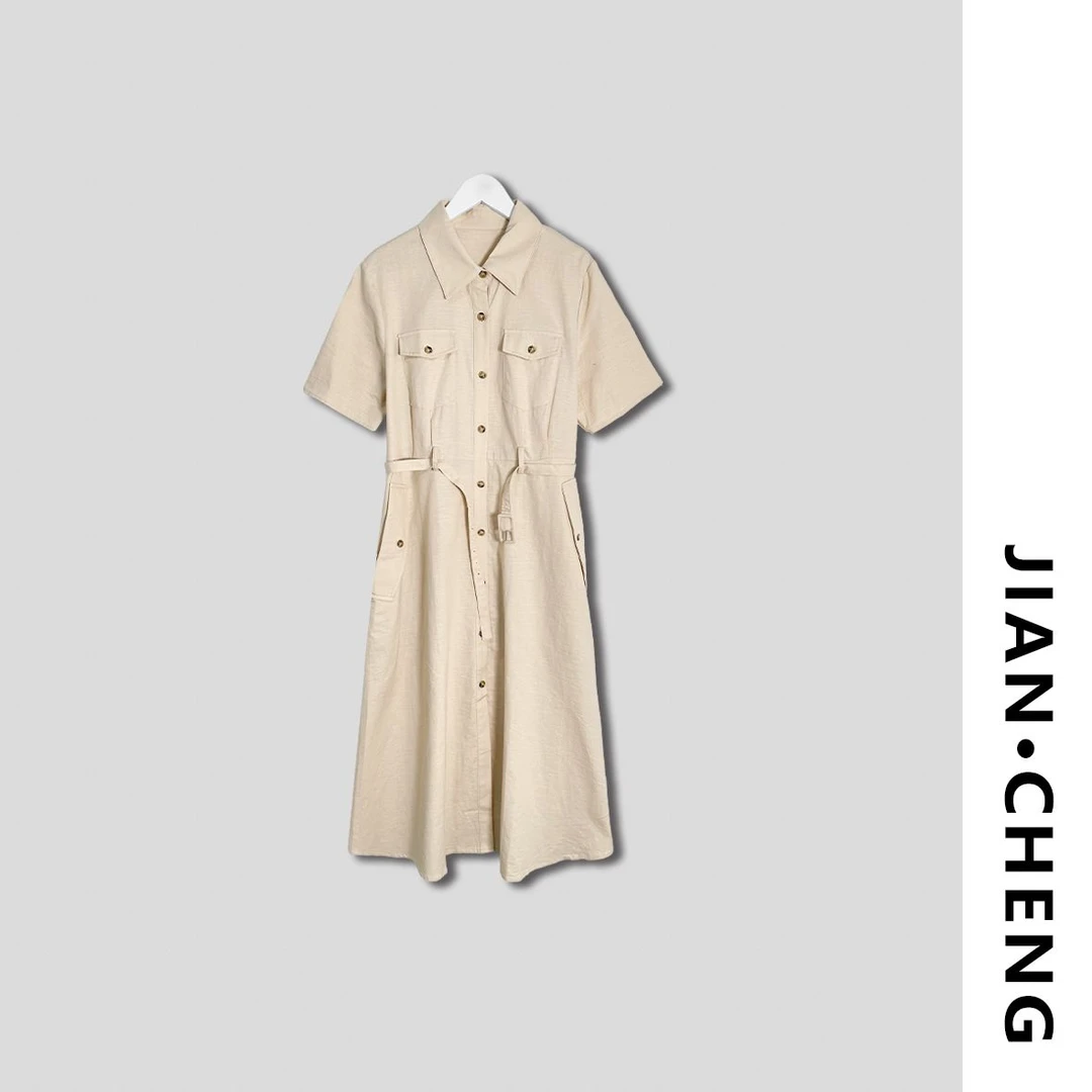 【简柽】工装衬衫裙D508-51445