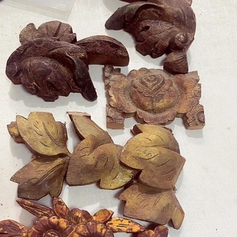 ?*玉木雕木头木头5片30