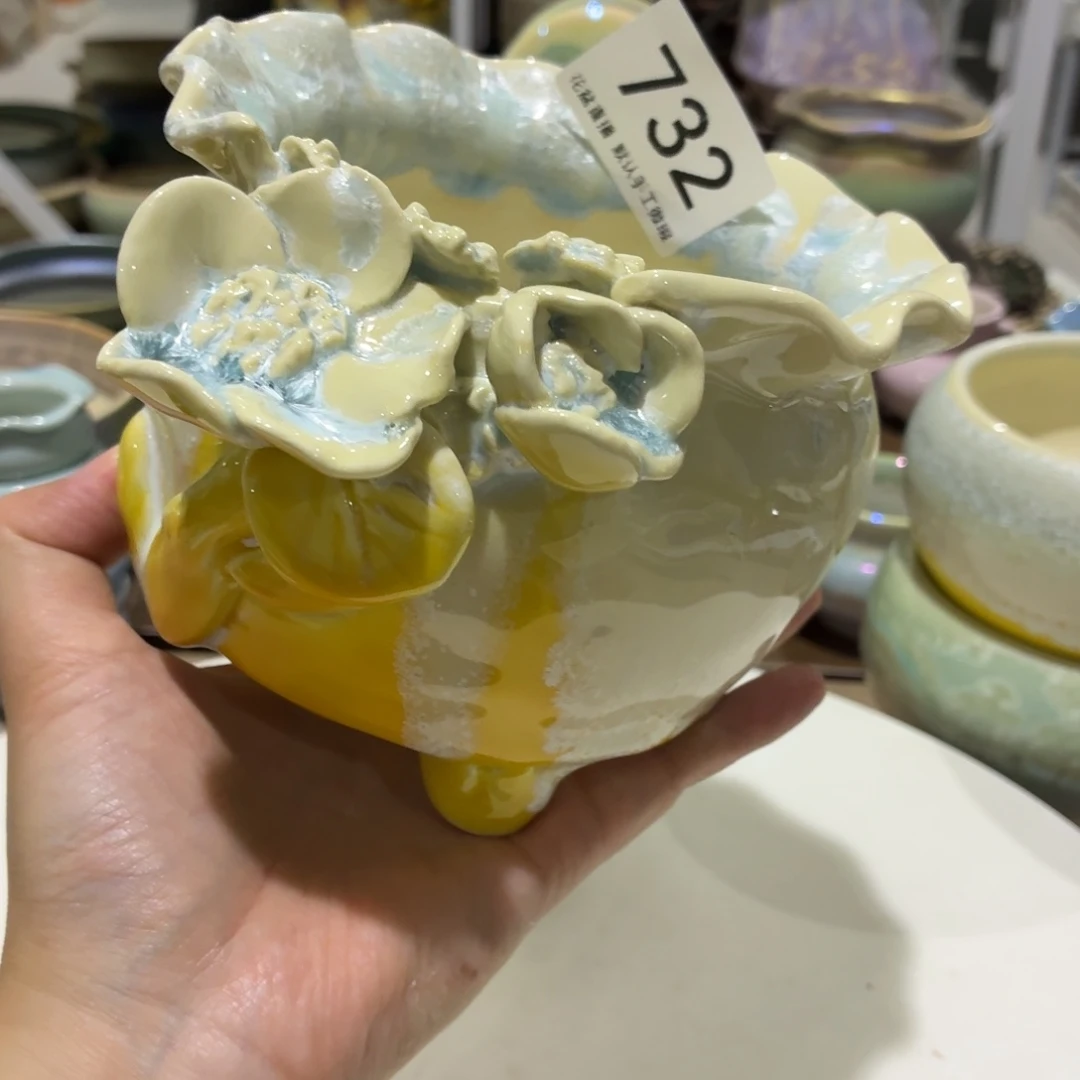 花盆手工花盆景德镇花盆