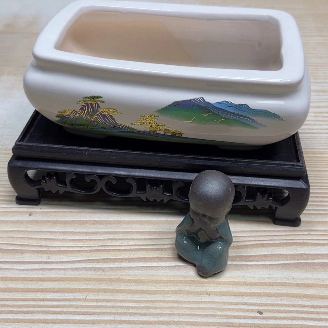 瓷片陶瓷花盆陶瓷艺术