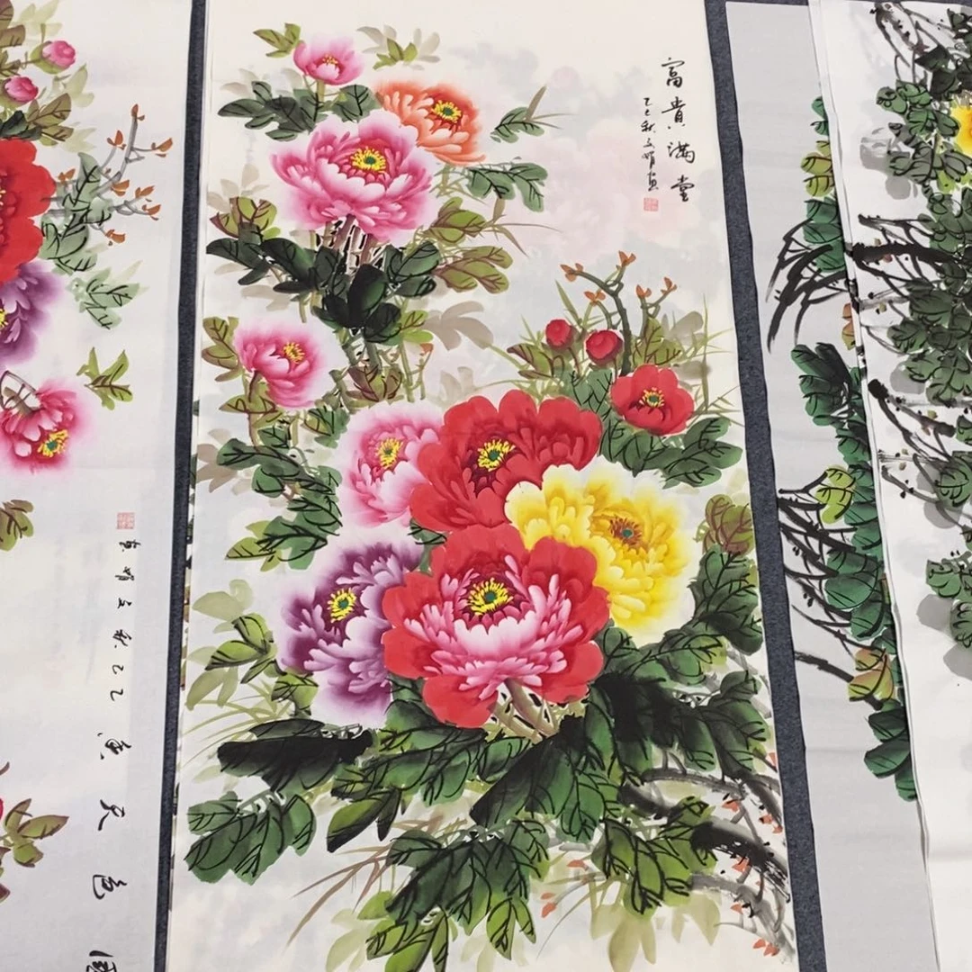 国画尺寸140✖️70四尺精品手绘画