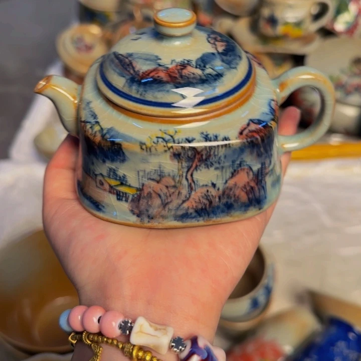 瓷片景德镇陶瓷手工手绘