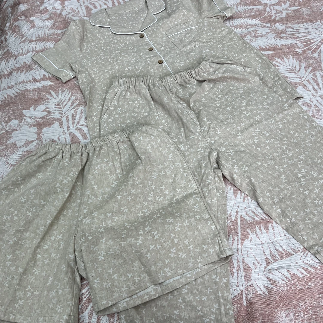 【麻代先生专属】罗布麻睡衣三件套