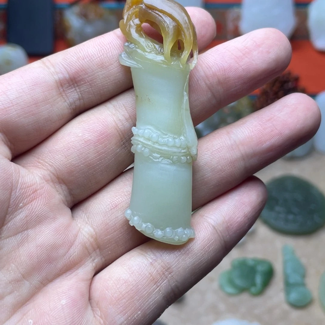 吊坠(不含链)未镶嵌和田玉