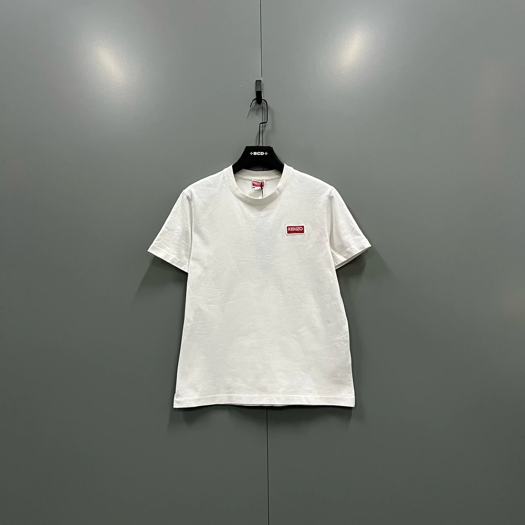95新 KENZO/肯佐 jp1205 白色贴标logo短袖 M码 009489