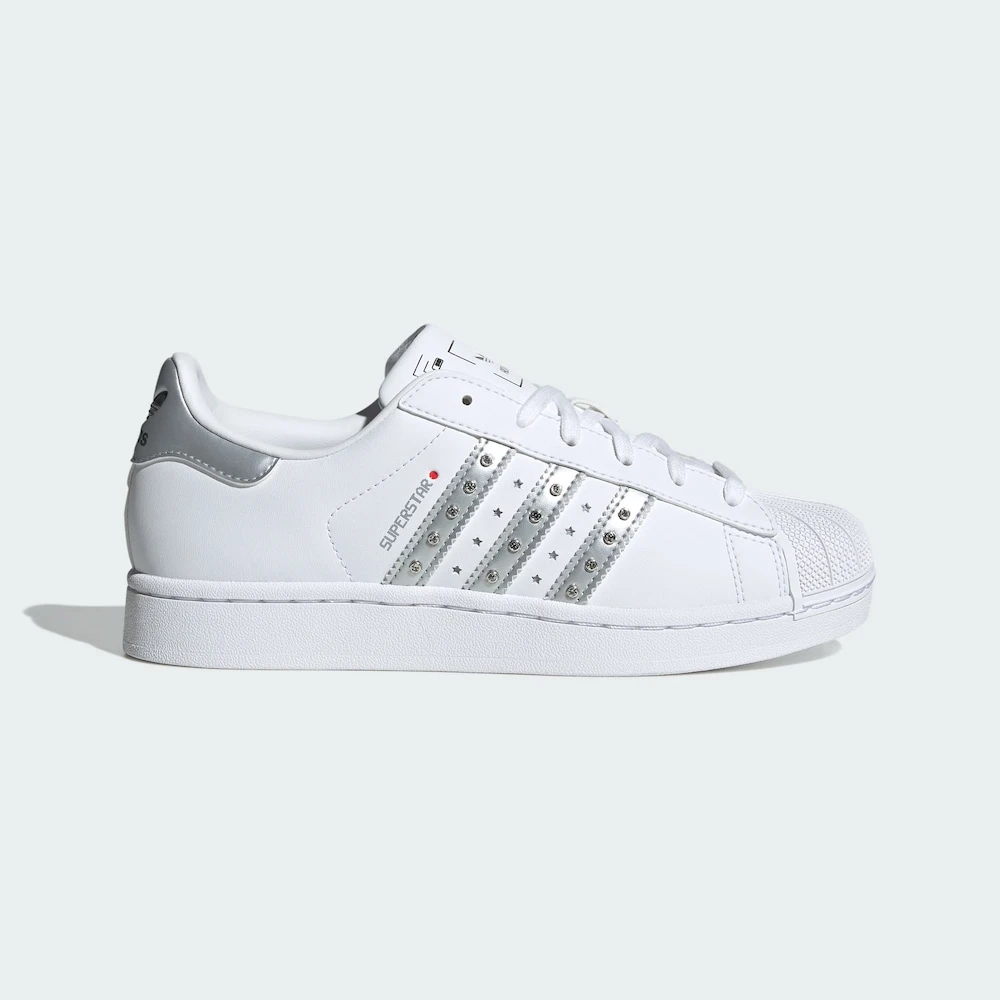 adidas三叶草SUPERSTAR 2代经典贝壳头运动板鞋小白鞋JR4505