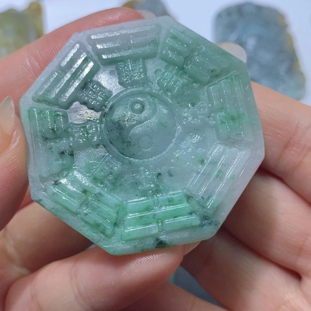 定制翡翠未镶嵌毛货