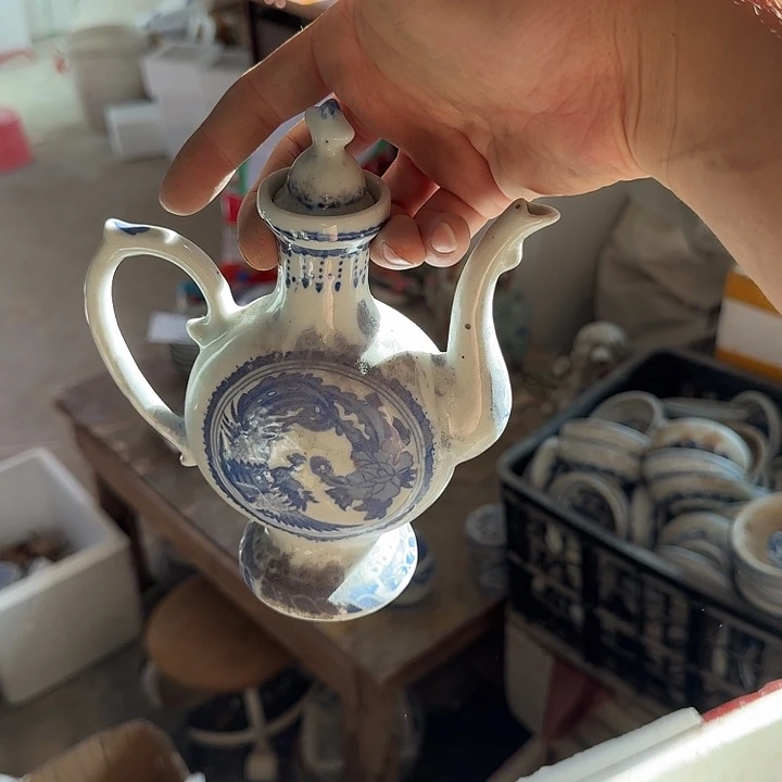 摆件景德镇陶瓷艺术煤窑