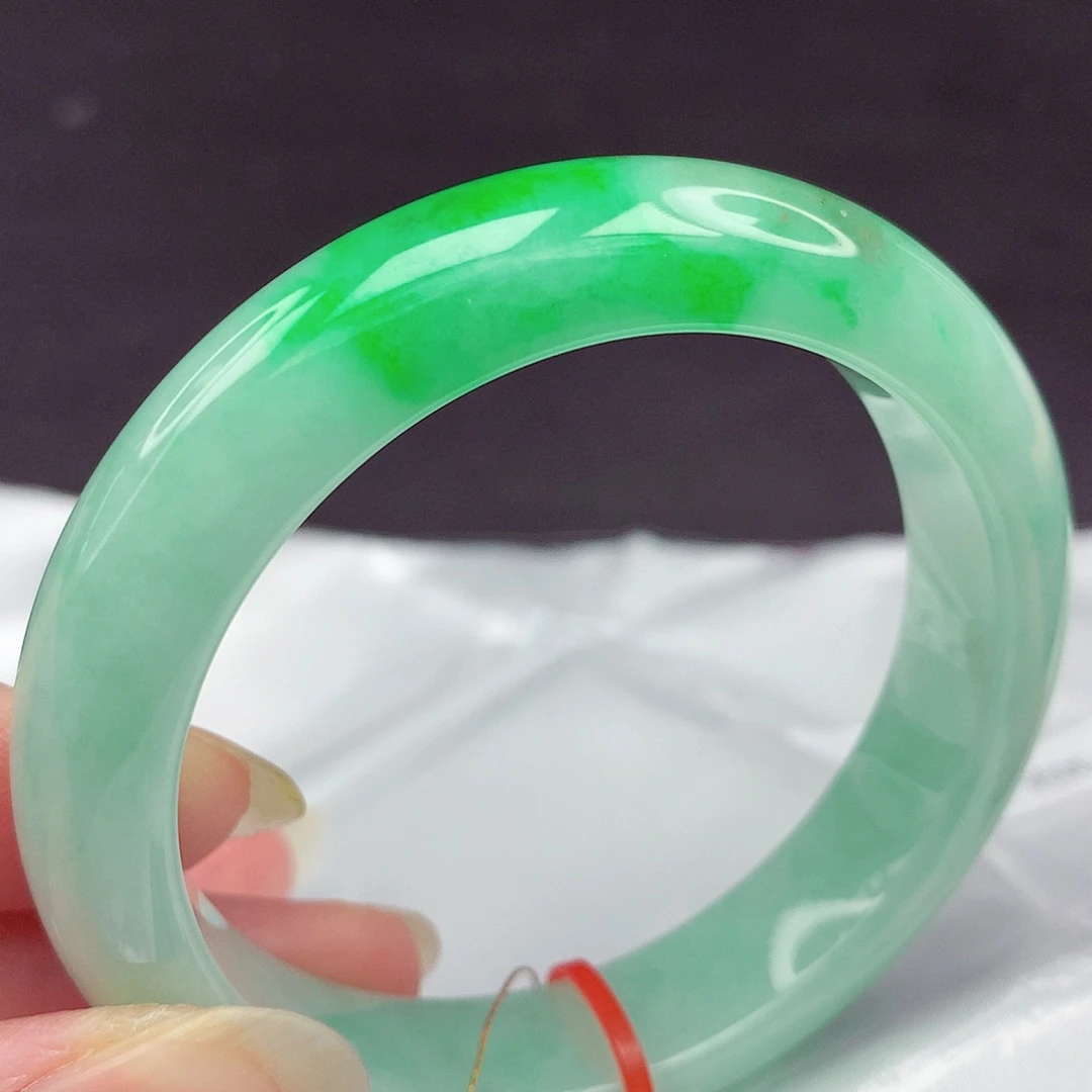 翡翠未镶嵌手镯5253圈903