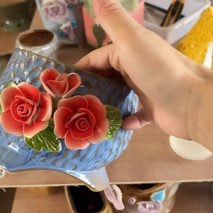 花盆紫砂粗陶材质多肉花盆