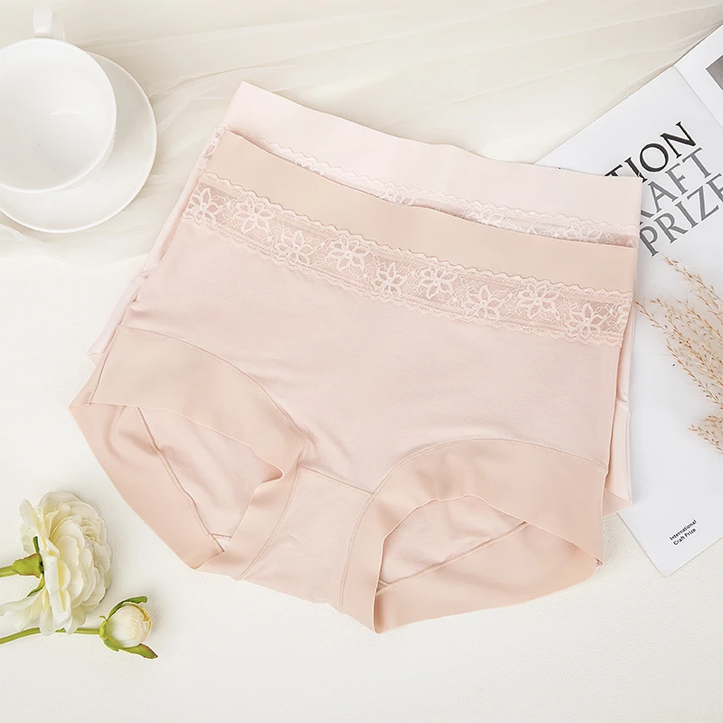 【琪琪专享】TIOR莫代尔蚕丝高腰女内裤DN23003/DN25108