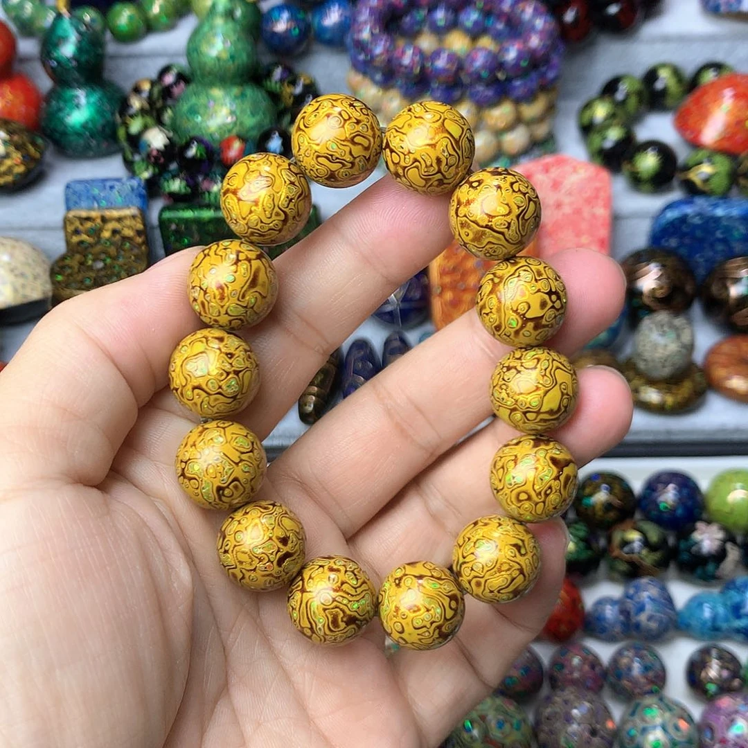 保真非遗大漆工艺细欧1.5手串特惠