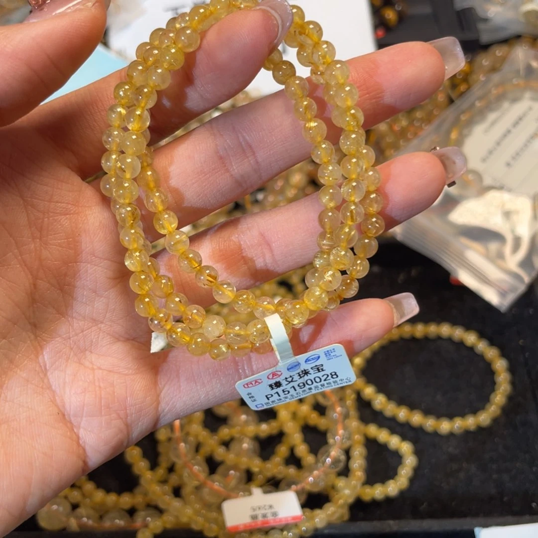 发晶手串未镶嵌凤*凰卡5