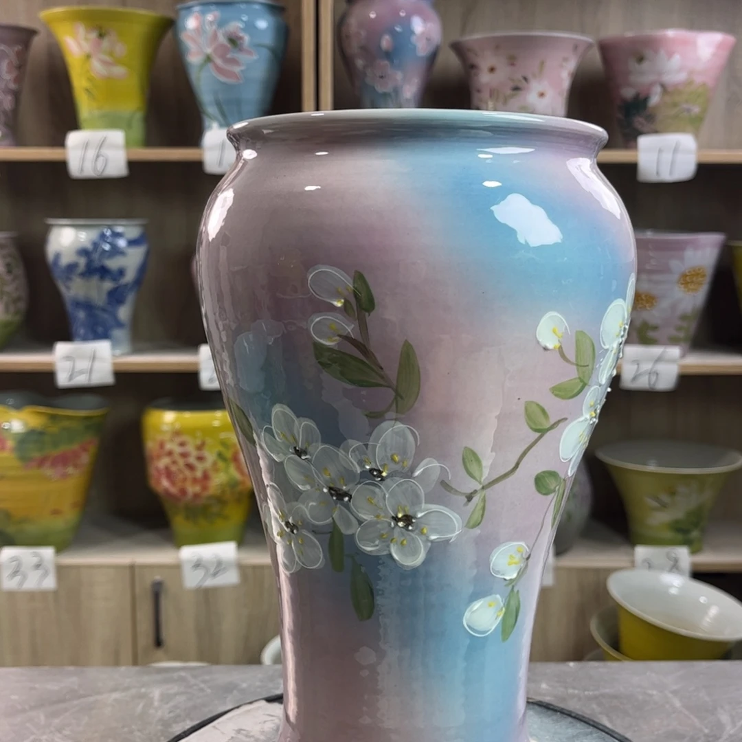 景德镇陶瓷花盆花盆