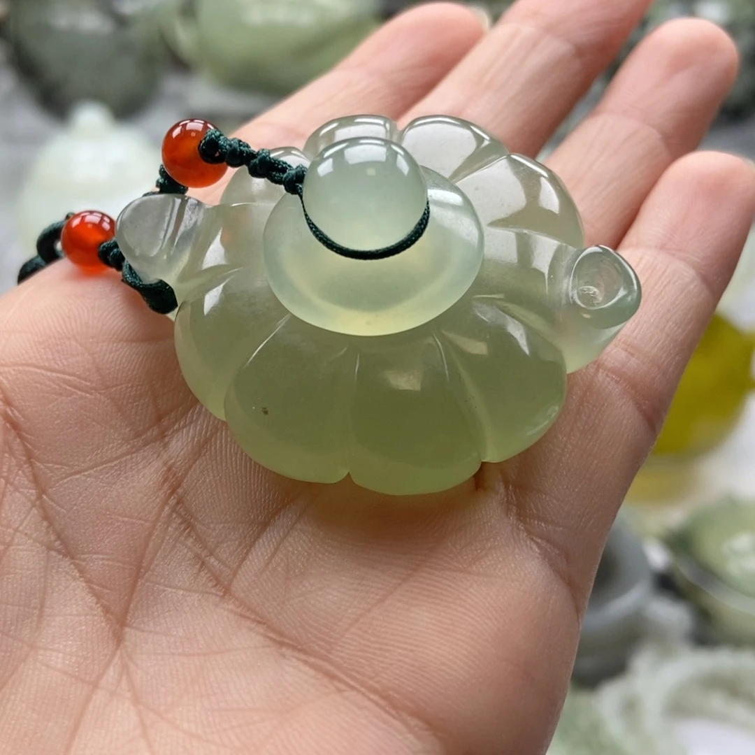 未镶嵌蛇纹石玉手把