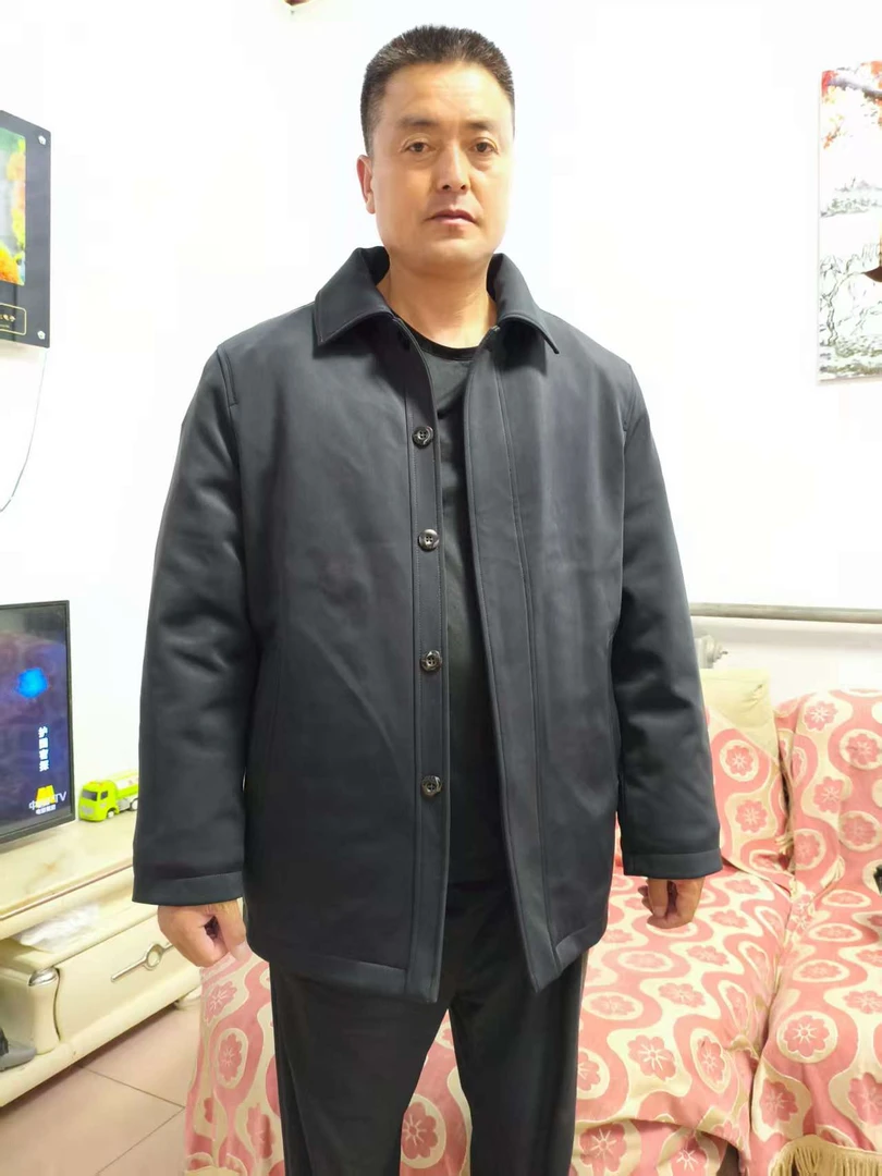 【精品皮草】真皮棉袄可拆卸内胆四面弹超好面料中老年服饰棉服皮衣