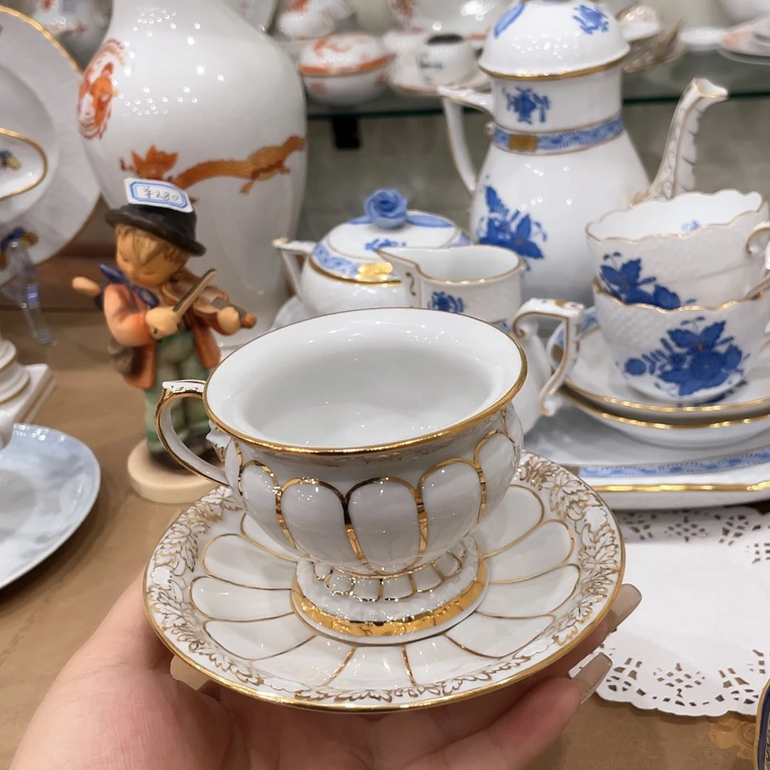瓷片中古一等摩卡杯
