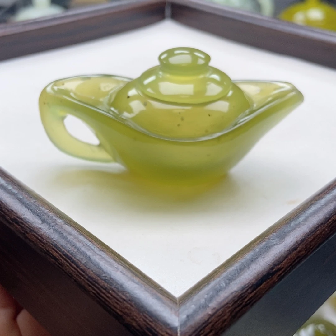 蛇纹石玉未镶嵌手把