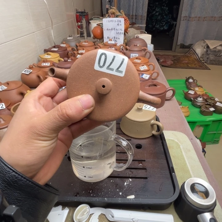 紫砂茶壶降坡云柱100左右瑕疵