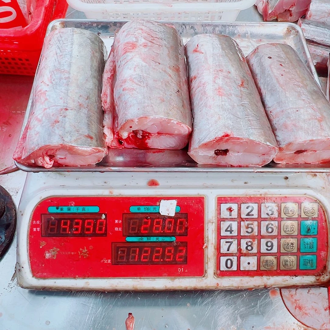 中国大陆四块鳗鱼肉