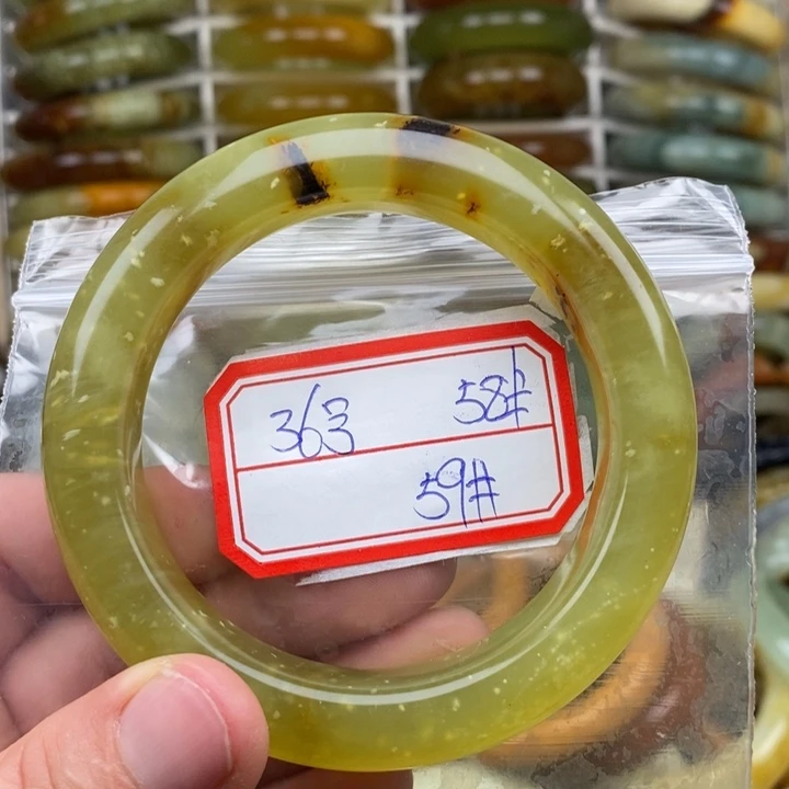 未镶嵌蛇纹石玉手绳