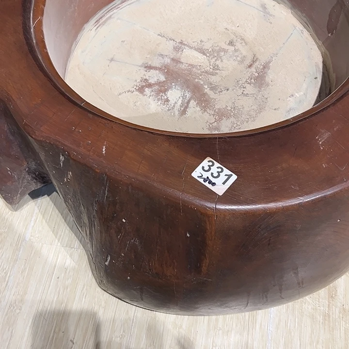 领****木中古工艺品摆件