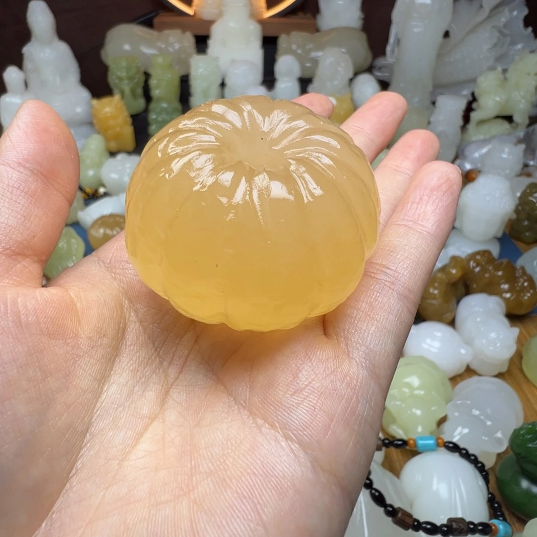石材?手工雕刻蜂蜜水橘子