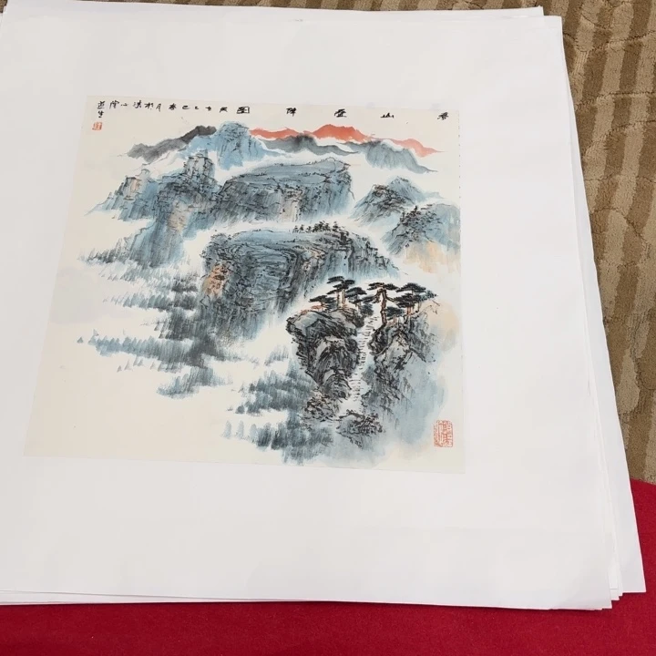 国画花鸟等多种形式
