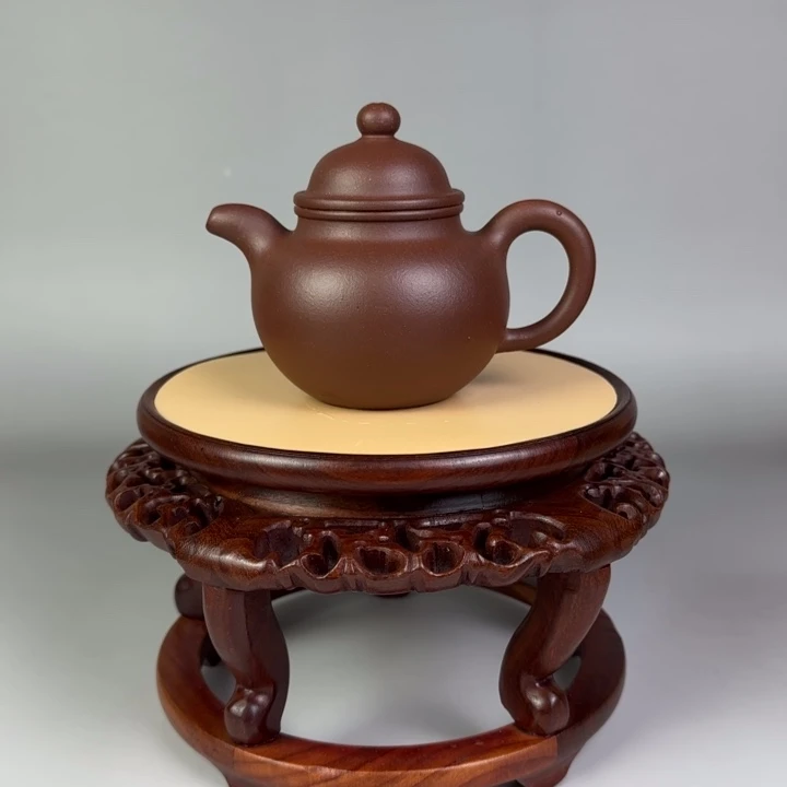 茶壶底槽青掇球壶180全手工制作