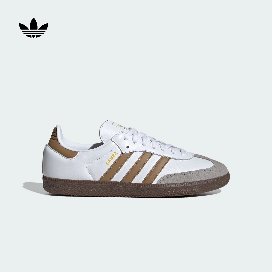阿迪达斯官方三叶草「T头鞋」SAMBA OG经典板鞋德训鞋男女 JH8796