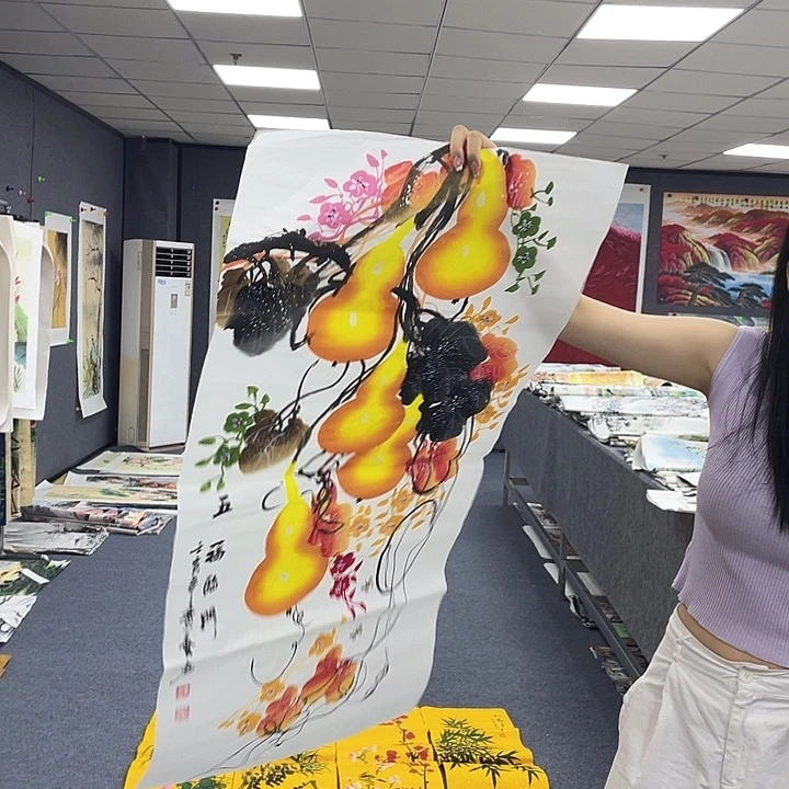 国画作品小姐姐放漏…