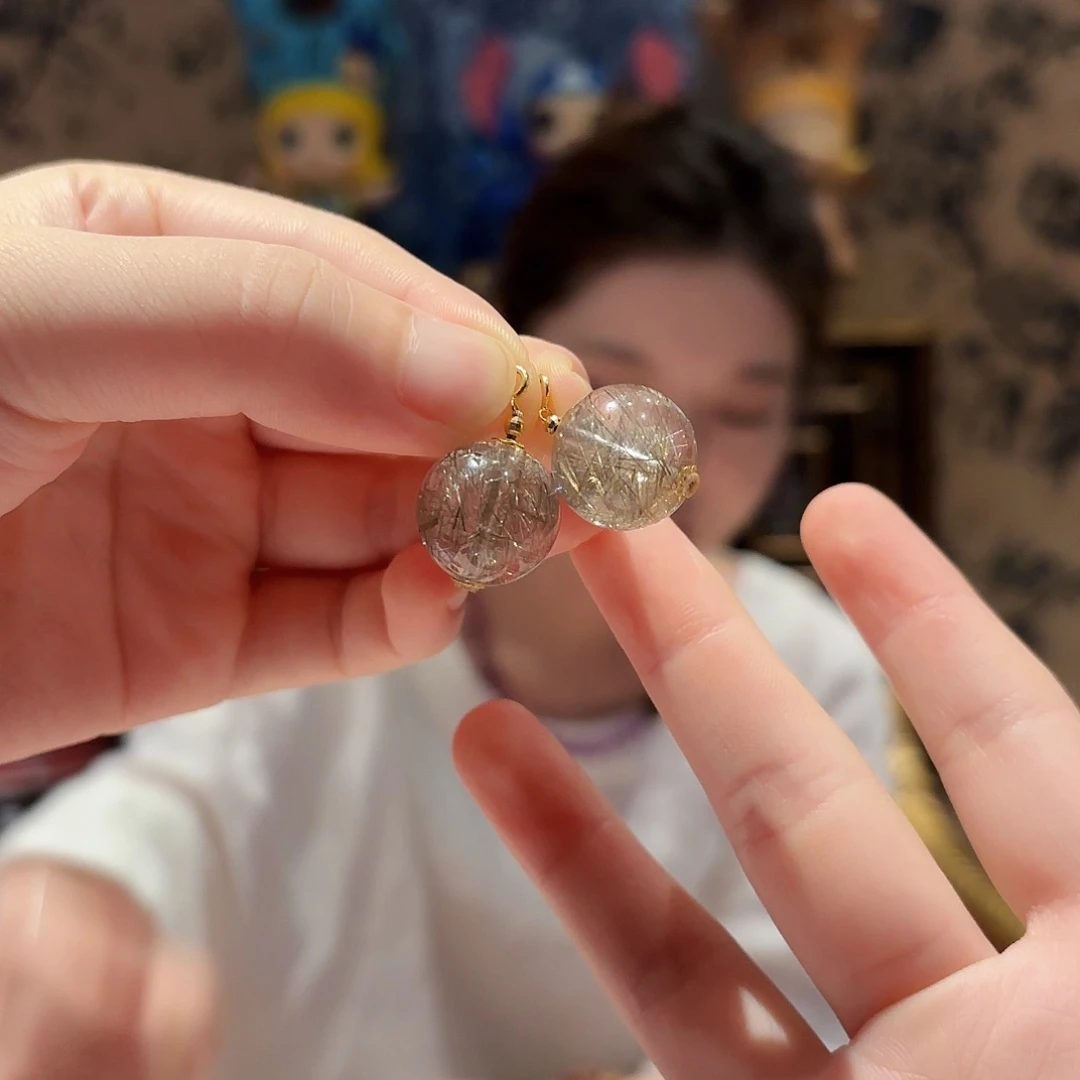 未镶嵌耳饰水晶耳饰