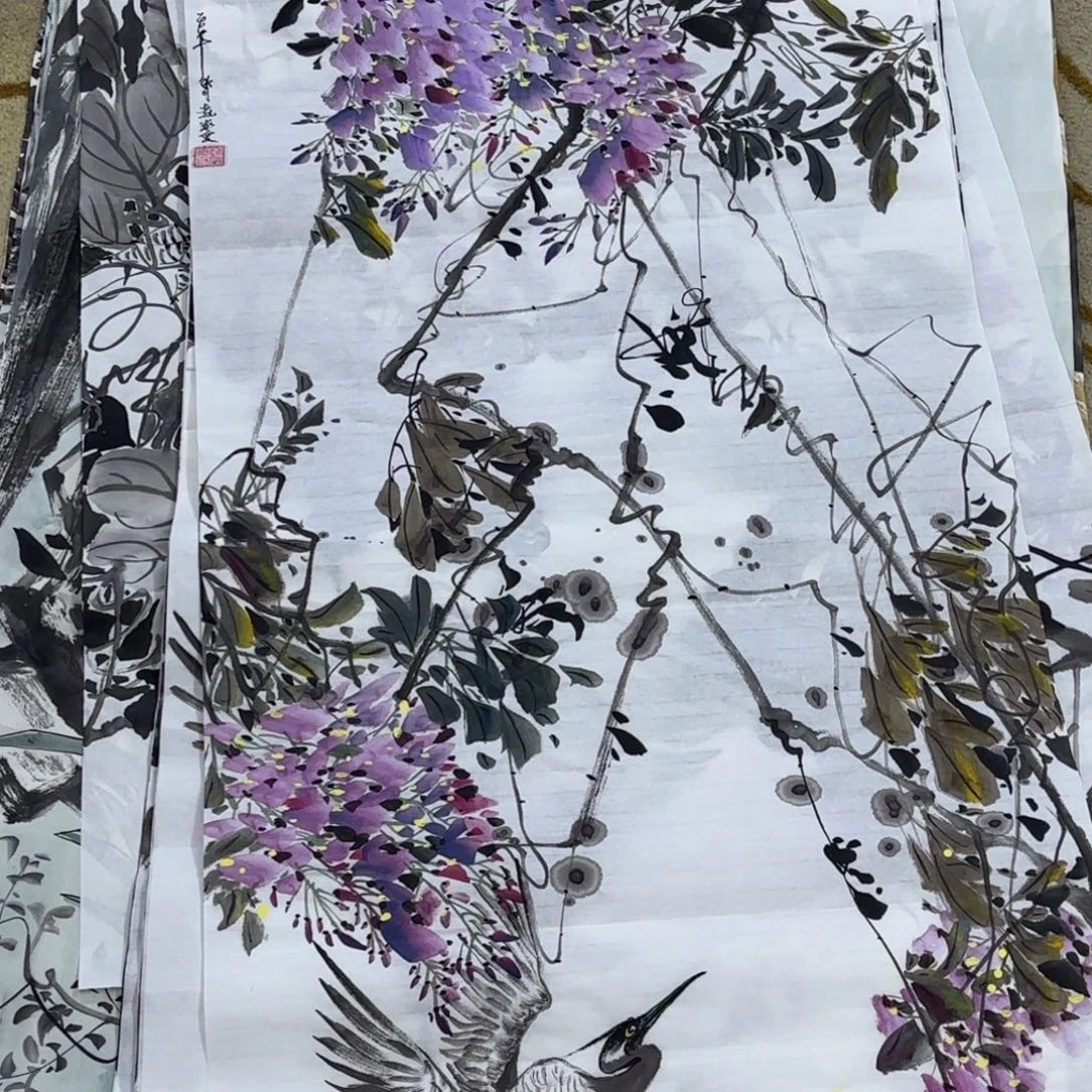 国画赵家爱三尺艺